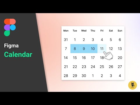 How to Create Interactive Calendar On Figma (very simple !)