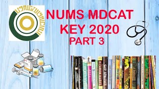 NUMS MDCAT 2020 CORRECT KEY FOR BIOLOGY|SAMREEN ARBAB
