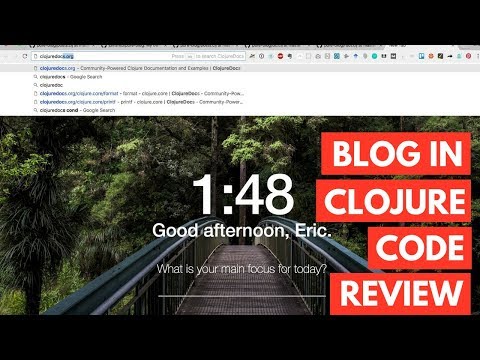 Blog in Clojure Code Review