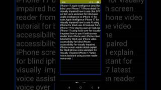 AI integration on Siri voice assistant Apple artificial intelligence  describe image AI assistant