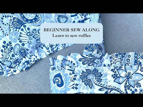 Easy ruffle sewalong