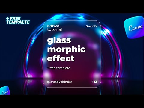 Glass morphism effect in Canva (2024)