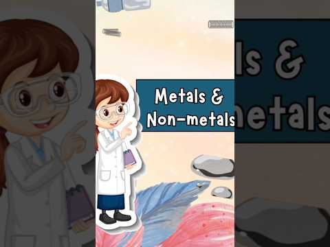 Metals and non metals. easy explanation of metals and non metals.#shorts #science #education