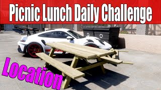 Forza Horizon 5 Picnic Lunch Daily Challenge Smash 5 Picnic Tables