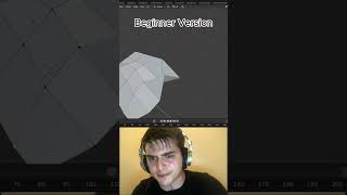 Beginner vs Professional Artist: cloth modifier #blender3dmodelling #blender3dmodeling #blender