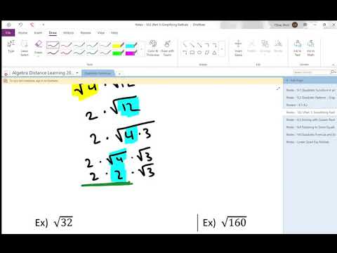 Simplifying Radicals (Constant Values)