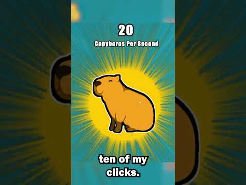 Clicking THIS Capybara 1 time for every 100 Subscribers Day 2
