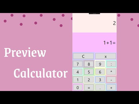 Calculator Preview - #0 -  [Tutorial C# WPF] Create Calculator with LazyCodet