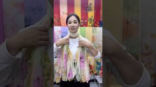 how to wear dupatta🧣in unique style👌😍#fashionstyles #howtostyle #scarf #outfitideas #unique #stylish