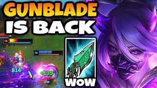 AKALI is getting GUNBLADE BACK. Now she can heal while splitting easily.