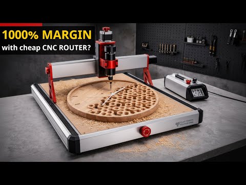 Premium Wood Products with a Cheap CNC – Profitably Made for Etsy - TWO TREES TTC450 Ultra