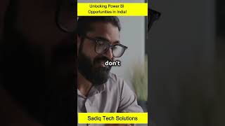 Unlocking Power BI Opportunities in India! #sadiqtechsolutions #technology  #webapplication #jobs