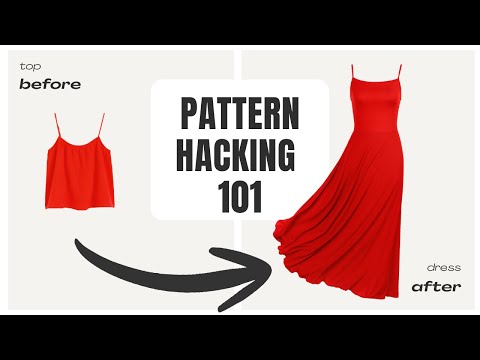 Pattern Hacking 101 -  Tips for Turning Tops into Dresses