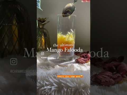 Best mango dessert this Ramadan . How to make an easy and yummy Mango falooda. #mangodessert