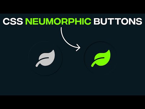 Neumorphic Buttons  Design Using Pure HTML & CSS | Neumorphism Design