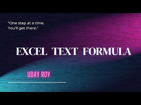 TEXT FORMULA