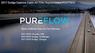 2017 Dodge Daytona Cabin Air Filter Replacement - PUREFLOW® PC6176HX
