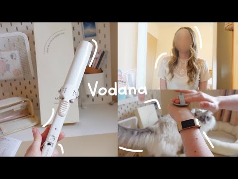 Vodana Glamwave Curling Iron in Ivory Mood ~ unboxing, first impressions, bonus rom&nd cushion