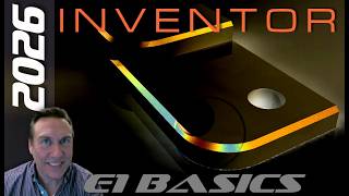 E1 Autodesk Inventor 2026 | Basic Modeling for Beginners Tutorial with Training Guide
