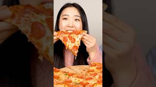 POV: You dared me to eat it in one bite… challenge accepted 😤🍕