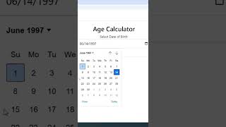 Angular Age Calculator App Complete Guide