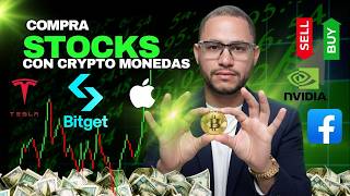 How to buy stocks with crypto! Bitget