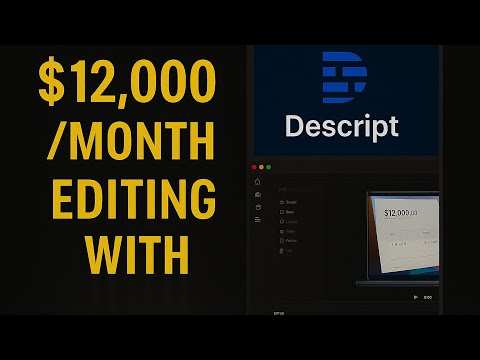 This $12,000/Month AI Video Editing Tool Will Replace Your Job (Descript AI)