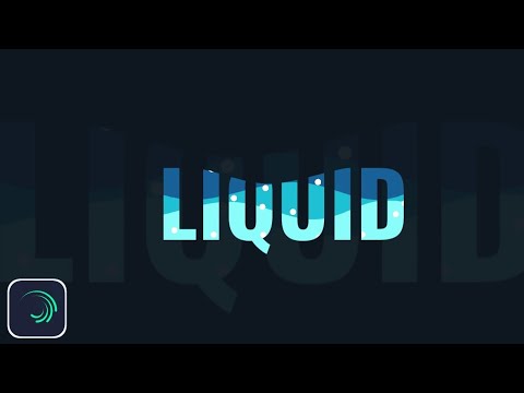 Alight Motion Tutorial - Liquid Reveal Animation