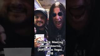 Flashback: Meeting Ozzy Osbourne (RIP) in Las Vegas 2018 #flashback #ozzyozbourne #lasvegas #2018
