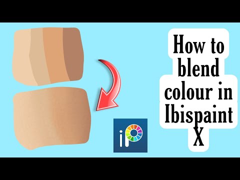 How to blend colour in Ibispaint X #short #ibispaintx
