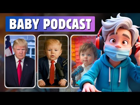 How to Create Baby Podcast Videos in Few Clicks | One Tool | Full Guide 2025