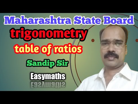 trigonometry table