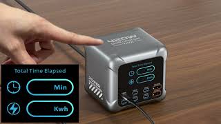 Ubigbuy 420W GaN Charger Review | 140W USB-C Fast Charging Station with Digital Display!