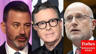 Jimmy Kimmel And Stephen Colbert React To FCC Enforcing Equal Time Rule On Their Shows