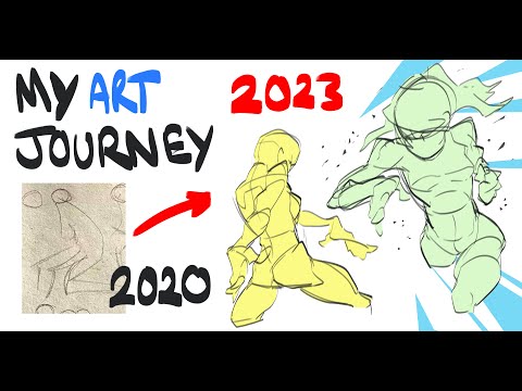 My 3 Year Figure Drawing Art Progress Journey