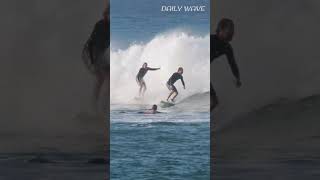 Look both ways before you cross the break 🥴 #surfers #dontdothis #bowls