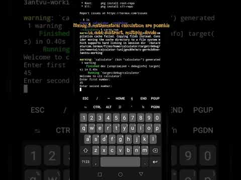 Cli Calculator using Rust #shorts #rust #coding #BajrangCoders #calculator