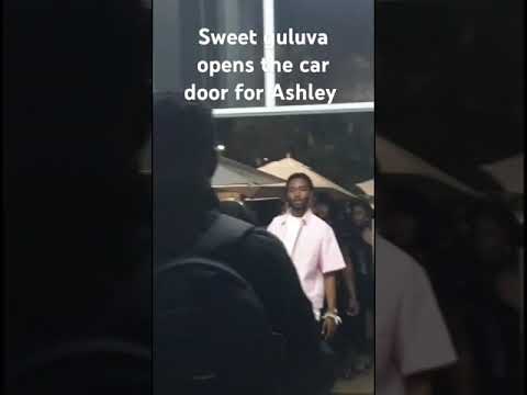 sweet guluva opens the door for Ashley for the first appearance together since the house #sweetash