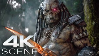 Alpha Predator Traps His Own Son To Be Decimated (2025) Fight Scene |  Predator: Badlands Movie Clip