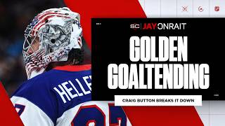 ‘Connor Hellebuyck was simply brilliant’: Button on USA claiming gold over Canada