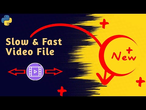 How to Speed Up or Slow Down Videos using MoviePy: Python Tutorial