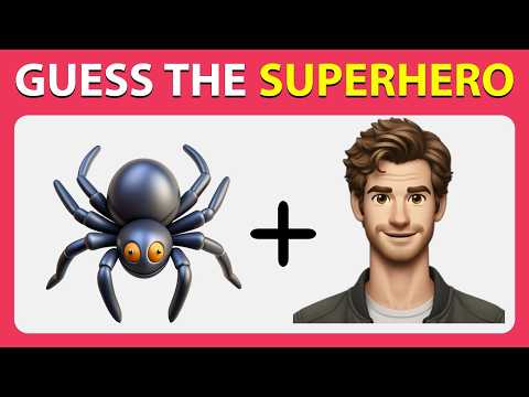 Guess the Superhero by Emoji! 🕷🦸 Marvel & DC Superheroes Hard Emoji Quiz