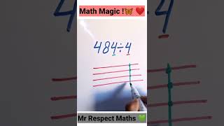 Fast Division Tricks ❤️ | Interesting math tricks 🔥#shorts #maths #learnmaths