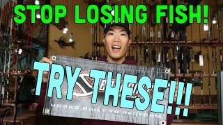 Stop Losing Fish!! Try These Spearpoint Prefromance Hooks!