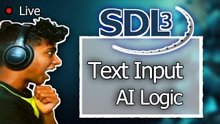 Text AI Logic in SDL3 C++ |100 days of C++ (Days 86/100) | 250 Days of Programming (Day 92/250)