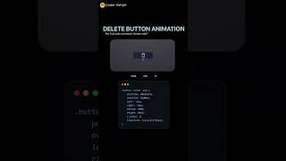 CSS Delete Button Animation #shots #shortvideo #html #css