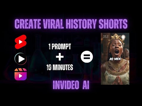 How to Make Viral History Shorts and Reels Using Invideo AI