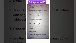 "Master HTML: 20 Essential Tasks to Build Stunning, Well-Structured Webpages!"