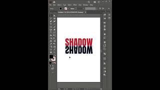 text shadow effect in illustrator short reels video