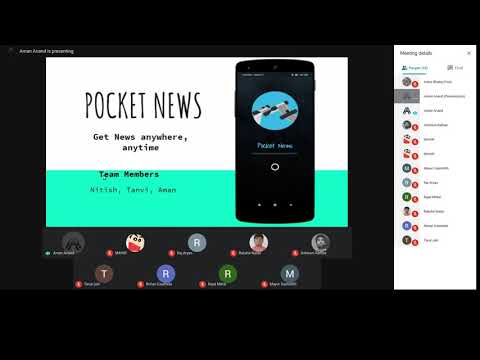 Pocket News | PSoC - 2020 | Final Presentations
